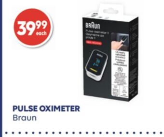 Shoppers Drug Mart Pulse oximeter braun offer