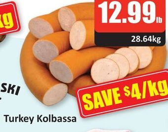 Starsky Turkey kolbassa offer