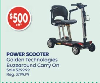 Shoppers Drug Mart Power scooter golden technologies offer