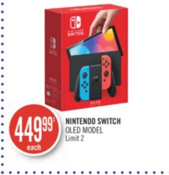 Shoppers Drug Mart Nintendo switch oled model offer