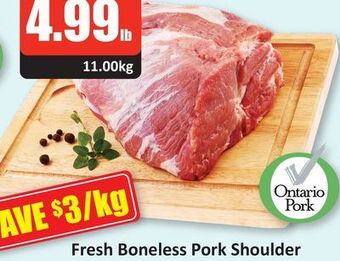 Starsky Fresh boneless pork shoulder offer