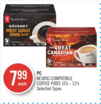 Shoppers Drug Mart Pc keurig compatible coffee pods offer