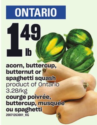 Independent City Market Courge poivrée, buttercup, musquée ou spaghetti offer