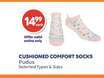 Wellwise by Shoppers Cushioned comfort socks pudus offer