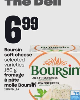 Independent City Market Fromage à pâte molle boursin, 150 g offer