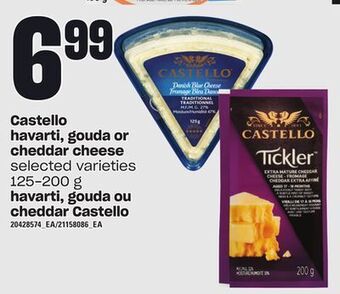 Independent City Market Havarti, gouda ou cheddar castello, 125-200 g offer