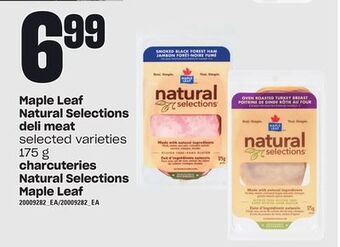 Independent City Market Charcuteries natural selections maple leaf, 175 g offer