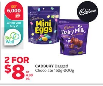 Rexall Cadbury bagged chocolate offer