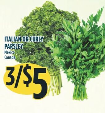 Marché Adonis Italian or curly parsley offer