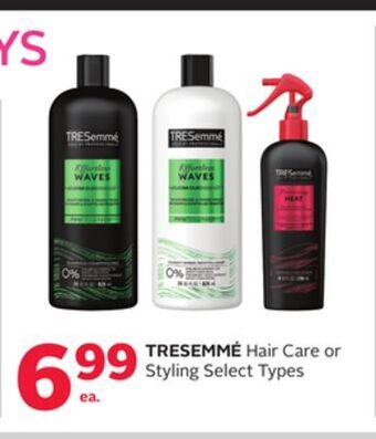 Rexall Tresemmé hair care or styling offer