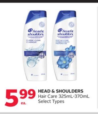 Rexall Head & shoulders hair care offer