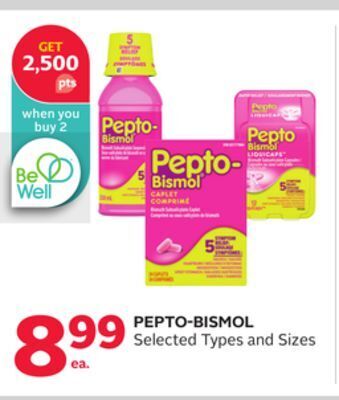 Rexall Pepto-bismol offer