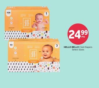 Rexall Hello bello club diapers offer