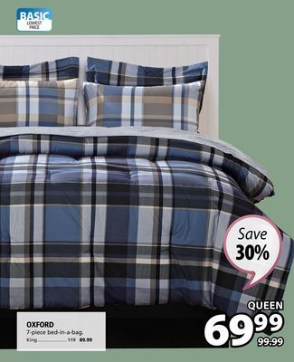 JYSK Oxford 7-piece bed-in-a-bag offer