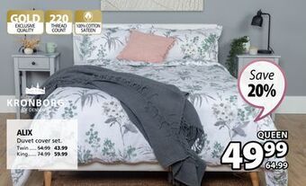JYSK Alix duvet cover set offer