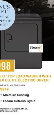 Coast Appliances Whirlpool 7.0 cu. ft. electric dryer offer