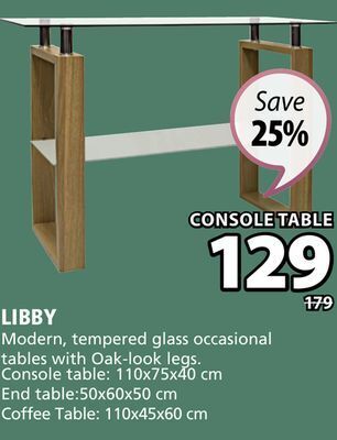 JYSK Libby console table offer