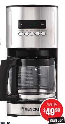 Kitchen Stuff Plus Henckels statement coffee maker-12 cup offer
