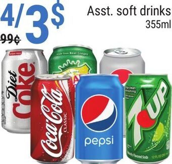 Rossy Asst. soft drinks offer