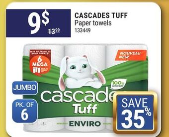 Rossy Cascades tuff paper towels offer