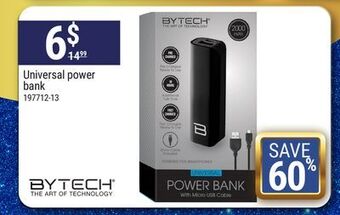 Bytech universal power bank