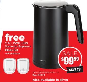 Kitchen Stuff Plus Zwilling enfinigy kettle offer