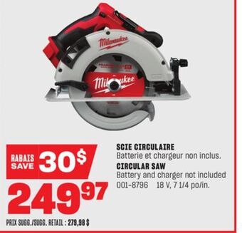 BMR Scie circulaire offer