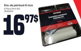 Matériaux Pont Masson 6 piece paint set offer