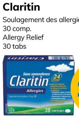 Accès pharma Claritin allergy relief offer