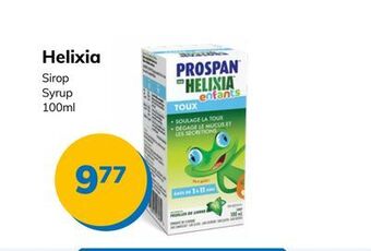 Accès pharma Helixia syrup offer