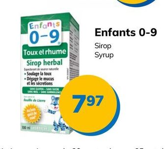 Accès pharma Enfants 0-9 syrup offer