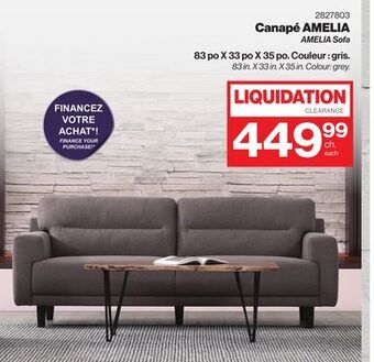 Patrick Morin Amelia sofa offer