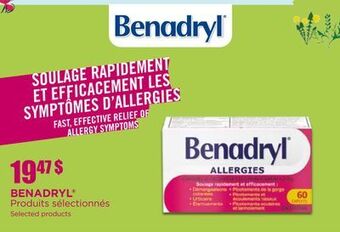 Accès pharma Benadryl selected products offer