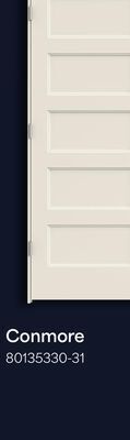 Matériaux Pont Masson Prehung door conmore 30 with frame 4-9/16 left offer
