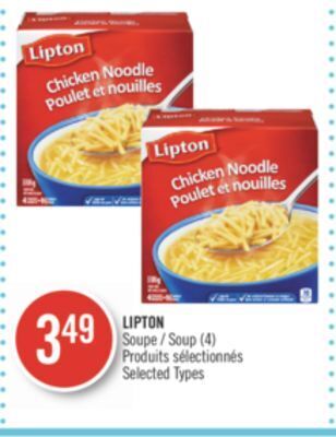 Pharmaprix Lipton soup (4) offer