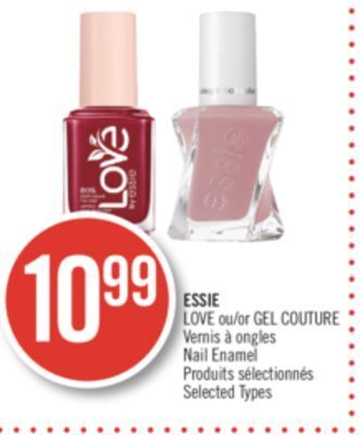 Pharmaprix Essie love or gel couture nail enamel offer