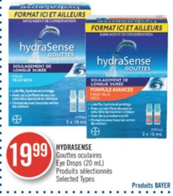 Pharmaprix Hydrasense eye drops offer