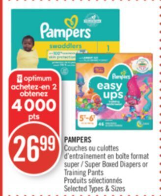 Pharmaprix Pampers baby wipes (336-504) or huggies super boxed diapers offer