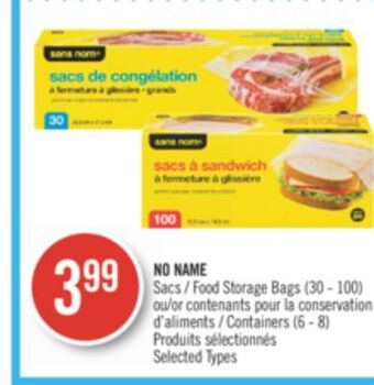 Pharmaprix No name food storage bags (30 - 100) or containers (6 - 8) offer