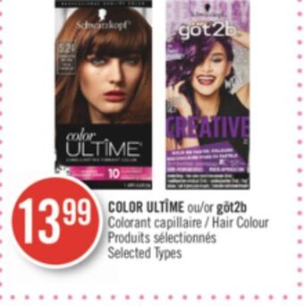 Pharmaprix Color ultîme or göt2b colorant hair colour offer