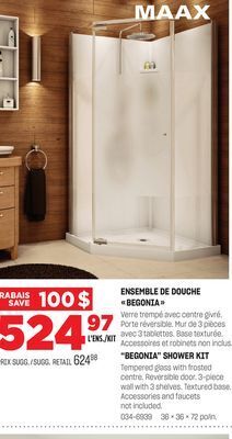 BMR Ensemble de douche begonia offer