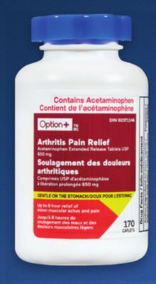 Uniprix Option+ soulagement des douleurs arthritiques/arthritis pain relief, 650 mg offer