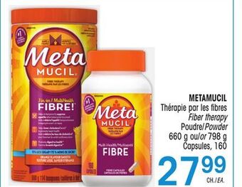 Uniprix Metamucil thérapie par les fibres offer
