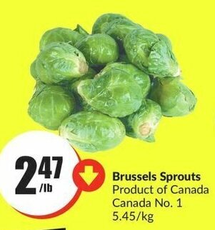 FreshCo Brussels Sprouts offer