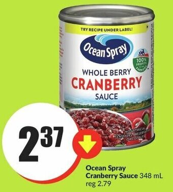 FreshCo Ocean Spray Cranberry Sauce 348 mL offer
