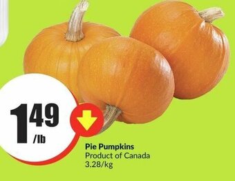 FreshCo Pie Pumpkins Product of Canada offer
