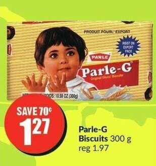 FreshCo Parle-G Biscuits 300g offer