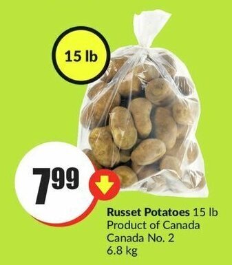 FreshCo Russet Potatoes 15 lb offer