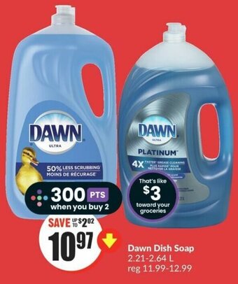 FreshCo Dawn Dish Soap offer