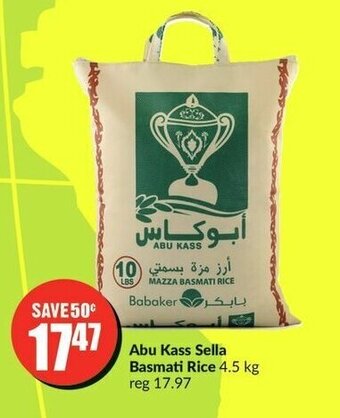FreshCo Abu Kass Sella Basmati Rice 4.5kg offer